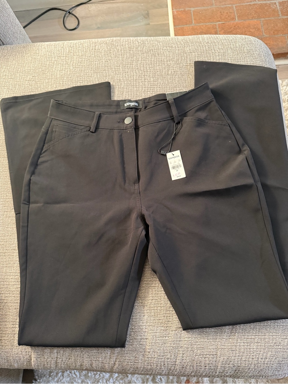 Express Black Boot Cut Stretch Pants